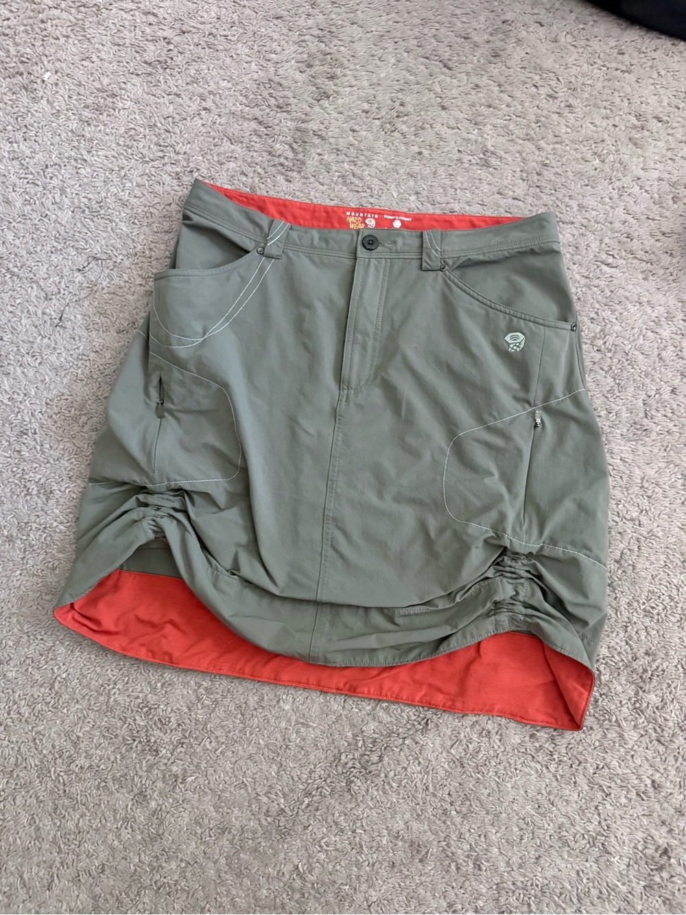 Mountain Hardwear Olive Green Outdoor Skirt
